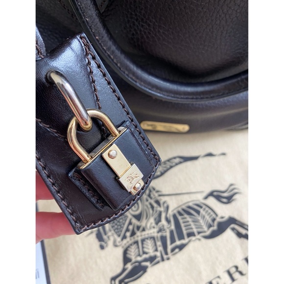 Burberry Orchard Bowling Handbag | Dark Chocolate - Picture 3 of 15